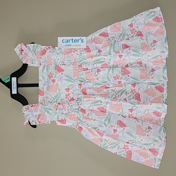 Carter's Child of Mine Baby Girl Dress, 2-Piece Set, 6-9 months - Picture 1 of 15